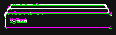 Edge overlay at the same clock time: outlines do not coincide